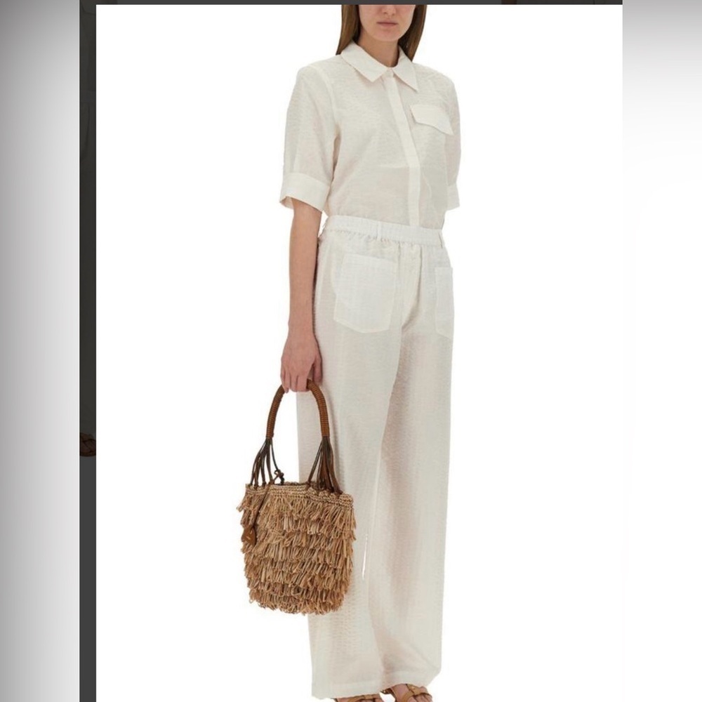 NWT Baum Und Pferdgarten Elegant White Women's pants size 38